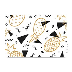 Black & gold pineapples Plate Mats