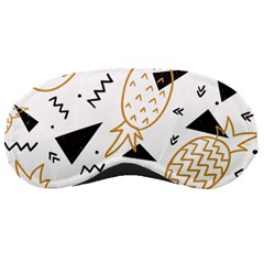 Black & gold pineapples Sleeping Mask