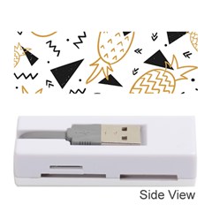 Black & gold pineapples Memory Card Reader (Stick)