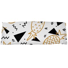 Black & gold pineapples Body Pillow Case Dakimakura (Two Sides)