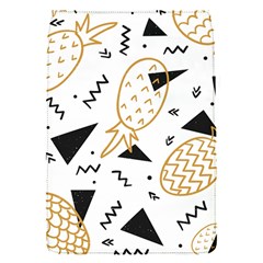 Black & gold pineapples Removable Flap Cover (S)