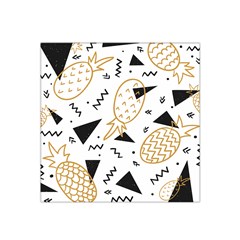 Black & gold pineapples Satin Bandana Scarf