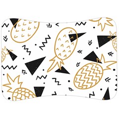 Black & gold pineapples Velour Seat Head Rest Cushion