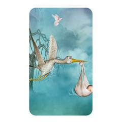 Cute Baby Is Coming With Stork Memory Card Reader (rectangular) by FantasyWorld7