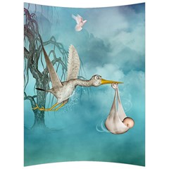 Cute Baby Is Coming With Stork Back Support Cushion by FantasyWorld7