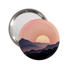 Sunset Sky Sun Graphics 2 25  Handbag Mirrors by HermanTelo