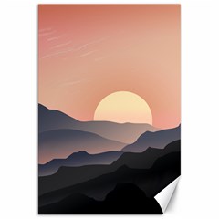 Sunset Sky Sun Graphics Canvas 20  X 30 