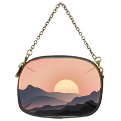 Sunset Sky Sun Graphics Chain Purse (two Sides) by HermanTelo