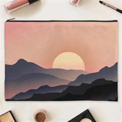 Sunset Sky Sun Graphics Cosmetic Bag (xxxl)