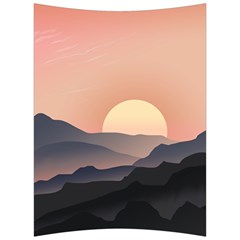 Sunset Sky Sun Graphics Back Support Cushion by HermanTelo