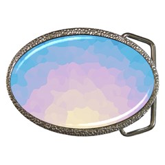 Sunrise Sunset Colours Background Belt Buckles