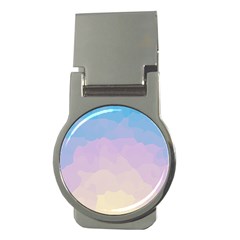 Sunrise Sunset Colours Background Money Clips (Round) 