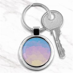 Sunrise Sunset Colours Background Key Chain (Round)