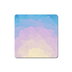 Sunrise Sunset Colours Background Square Magnet