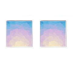 Sunrise Sunset Colours Background Cufflinks (Square)