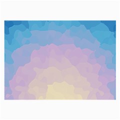 Sunrise Sunset Colours Background Large Glasses Cloth (2 Sides)