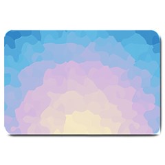 Sunrise Sunset Colours Background Large Doormat 