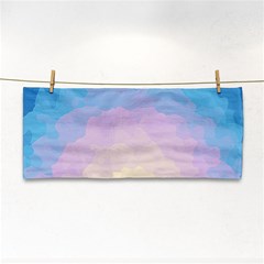 Sunrise Sunset Colours Background Hand Towel by HermanTelo