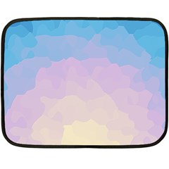 Sunrise Sunset Colours Background Fleece Blanket (Mini)