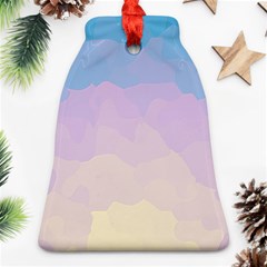 Sunrise Sunset Colours Background Bell Ornament (Two Sides)