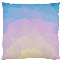 Sunrise Sunset Colours Background Large Cushion Case (two Sides) by HermanTelo