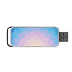 Sunrise Sunset Colours Background Portable USB Flash (One Side)