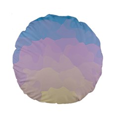 Sunrise Sunset Colours Background Standard 15  Premium Round Cushions