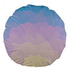 Sunrise Sunset Colours Background Large 18  Premium Round Cushions