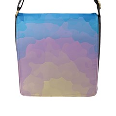 Sunrise Sunset Colours Background Flap Closure Messenger Bag (L)