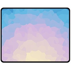 Sunrise Sunset Colours Background Double Sided Fleece Blanket (Medium) 