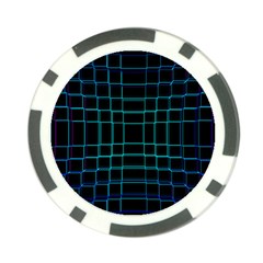 Texture Lines Background Poker Chip Card Guard