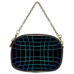 Texture Lines Background Chain Purse (two Sides)