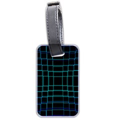 Texture Lines Background Luggage Tag (two Sides)