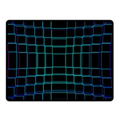 Texture Lines Background Double Sided Fleece Blanket (small) 