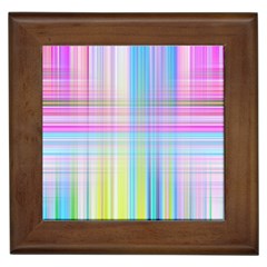 Texture Abstract Squqre Chevron Framed Tiles by HermanTelo