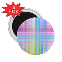 Texture Abstract Squqre Chevron 2 25  Magnets (10 Pack)  by HermanTelo