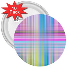 Texture Abstract Squqre Chevron 3  Buttons (10 Pack)  by HermanTelo