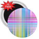 Texture Abstract Squqre Chevron 3  Magnets (10 pack)  Front