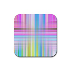 Texture Abstract Squqre Chevron Rubber Coaster (square)  by HermanTelo