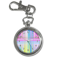 Texture Abstract Squqre Chevron Key Chain Watches by HermanTelo