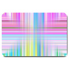 Texture Abstract Squqre Chevron Large Doormat  by HermanTelo