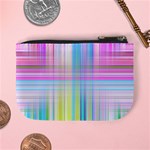 Texture Abstract Squqre Chevron Mini Coin Purse Back