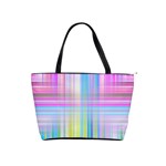 Texture Abstract Squqre Chevron Classic Shoulder Handbag Front