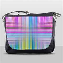 Texture Abstract Squqre Chevron Messenger Bag