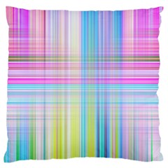 Texture Abstract Squqre Chevron Large Cushion Case (one Side) by HermanTelo