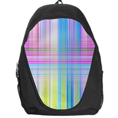 Texture Abstract Squqre Chevron Backpack Bag