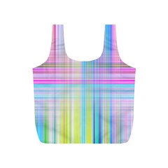 Texture Abstract Squqre Chevron Full Print Recycle Bag (s)