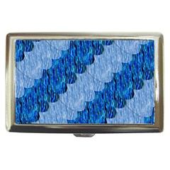 Texture Surface Blue Shapes Cigarette Money Case