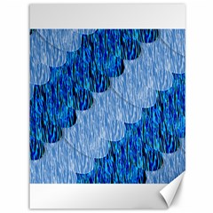 Texture Surface Blue Shapes Canvas 36  X 48 