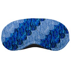 Texture Surface Blue Shapes Sleeping Mask